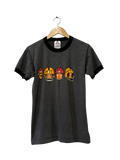 Y2K Red Hot Vintage Chili Peppers Stadium Arcadium Gray Ringer Tee- Small - J 947