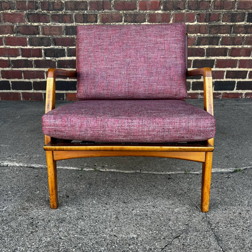 Dux Lounge Chair With New Foam and Fabric Straps (Pink Blend)