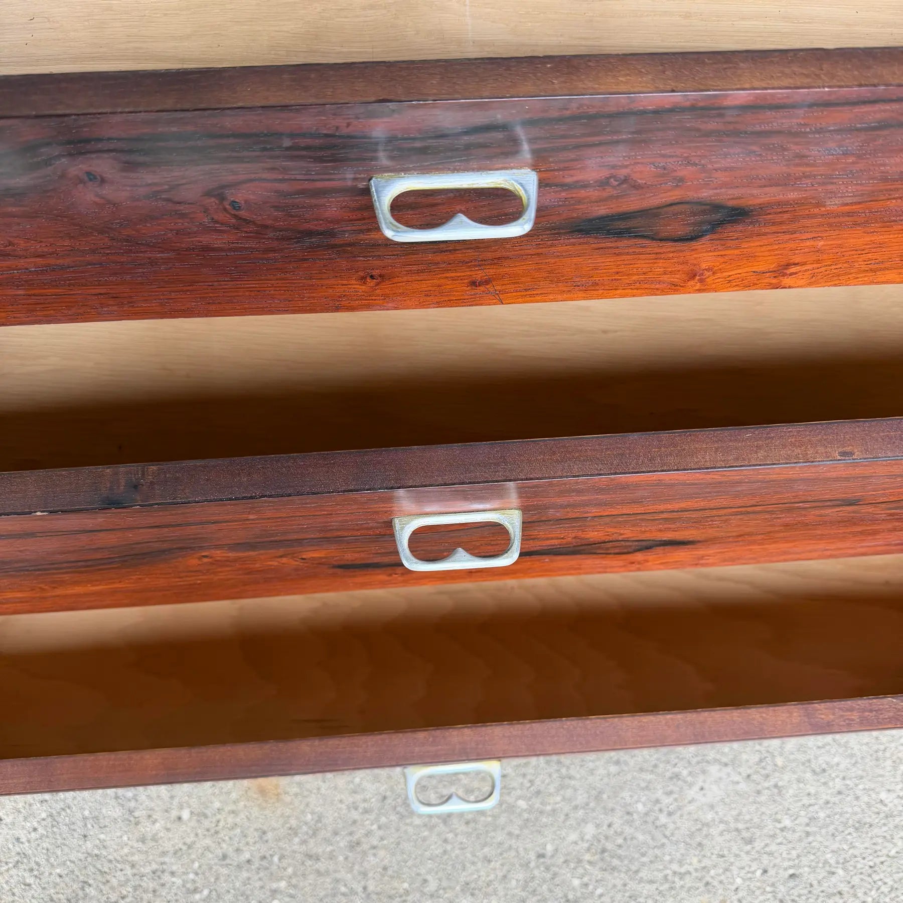 Pair of Jack Cartwright for Founders Rosewood Three Drawer Chests