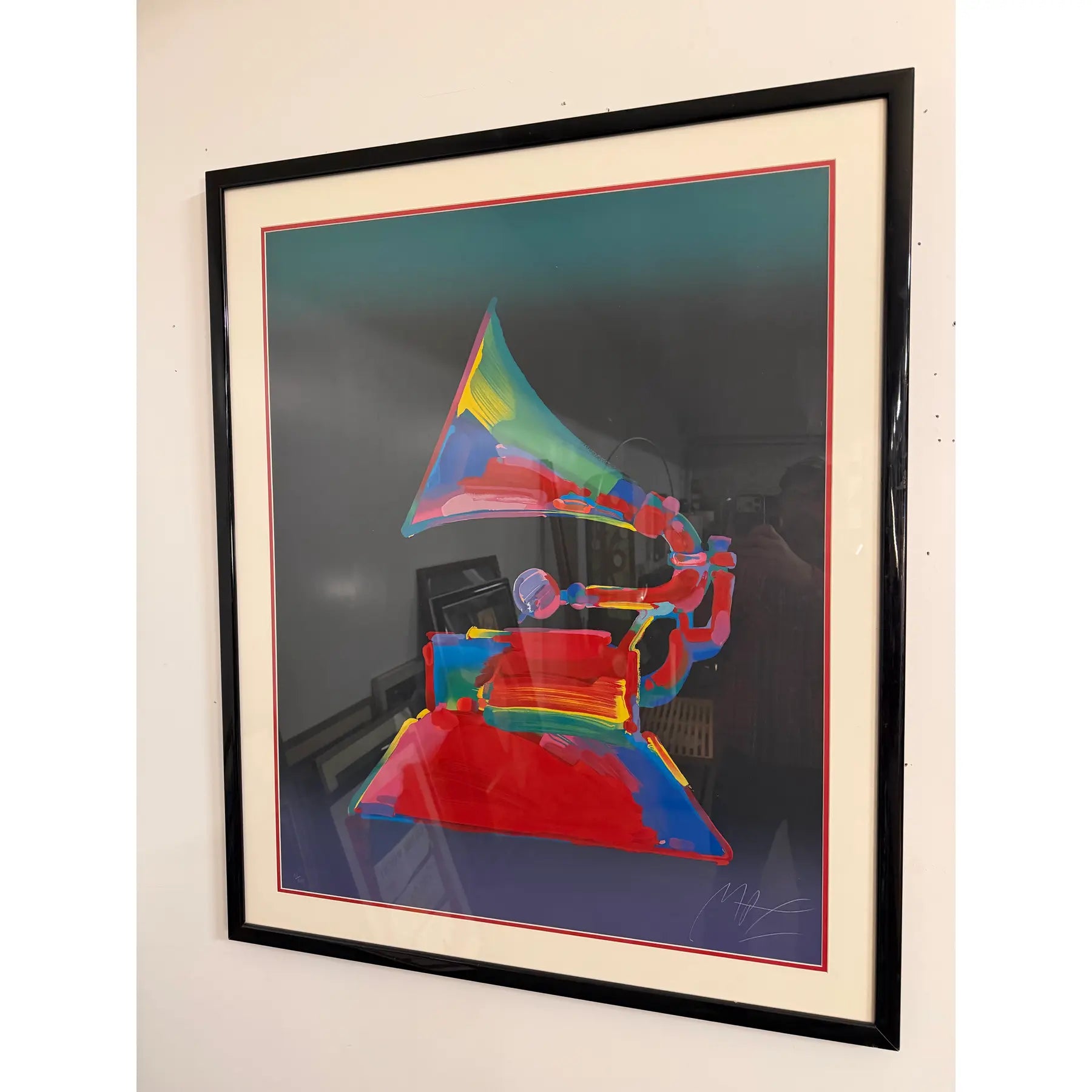 Peter Max – “The Grammy” Limited Edition Serigraph (1989), Signed and Numbered