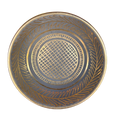 Waylande Gregory Art Deco Stone Gray and Gold Glazed Dish