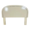 80s Laminate Cream Full Size Headboard With Brass Trim