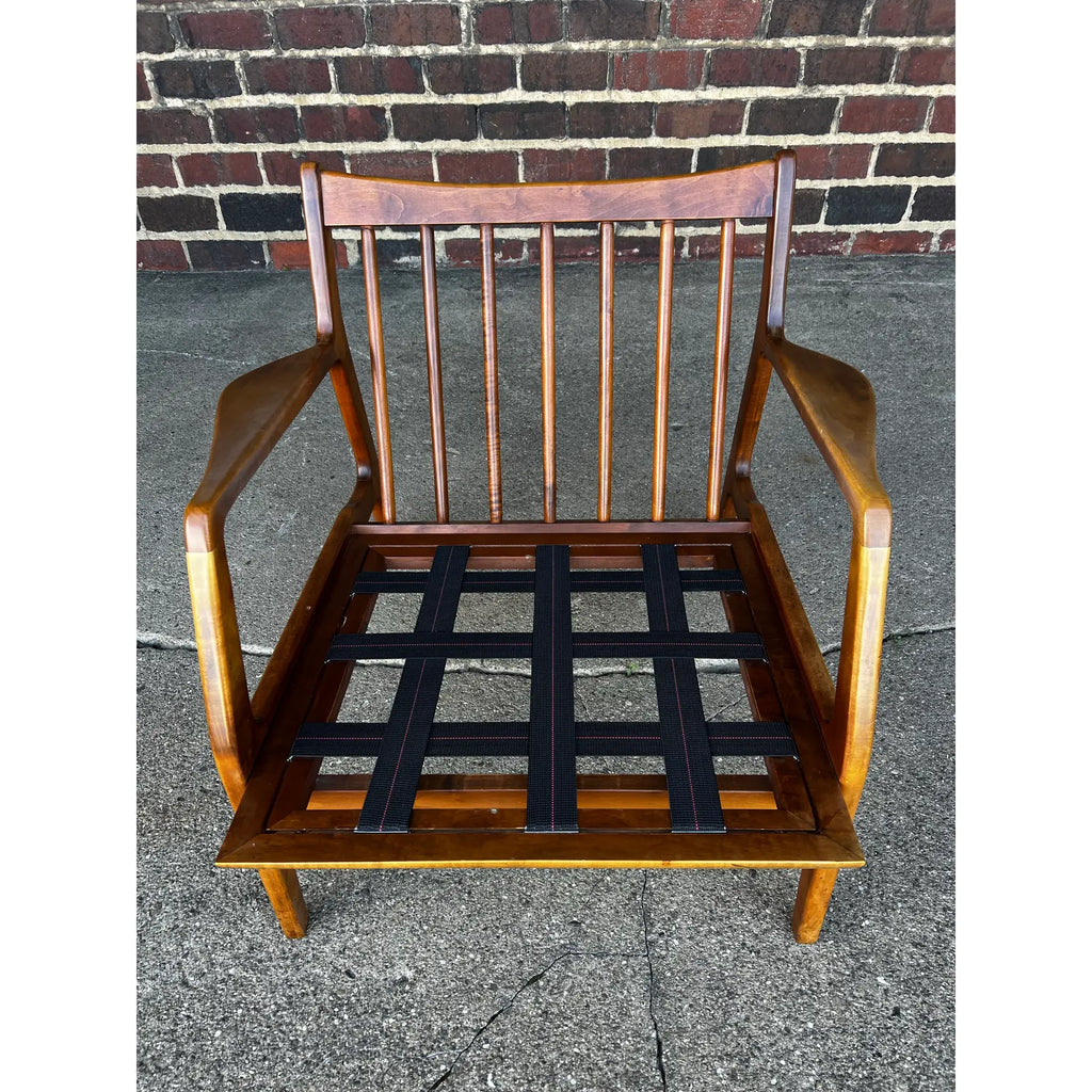 Dux Lounge Chair With New Foam and Fabric Straps (Pink Blend)