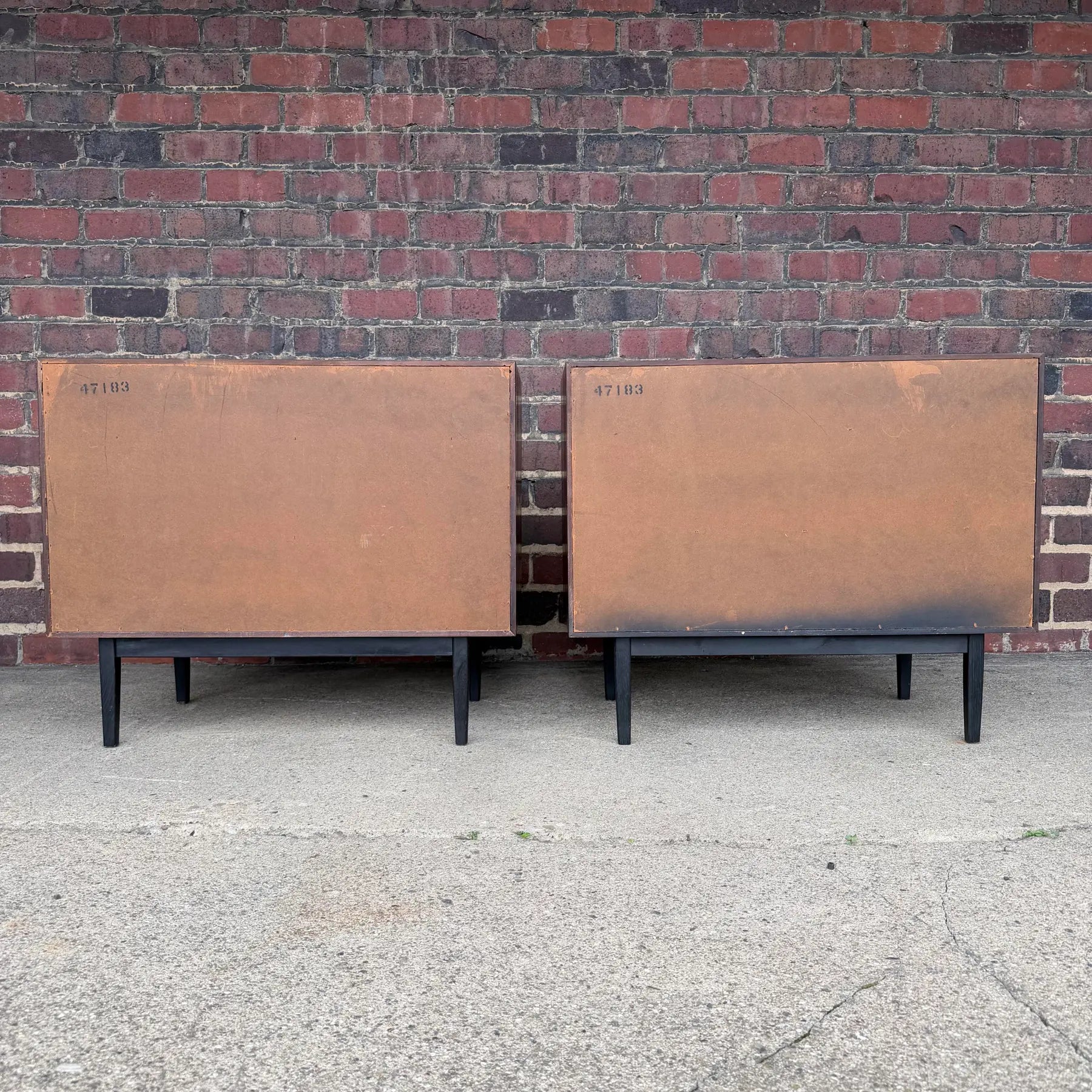 Pair of Jack Cartwright for Founders Rosewood Three Drawer Chests