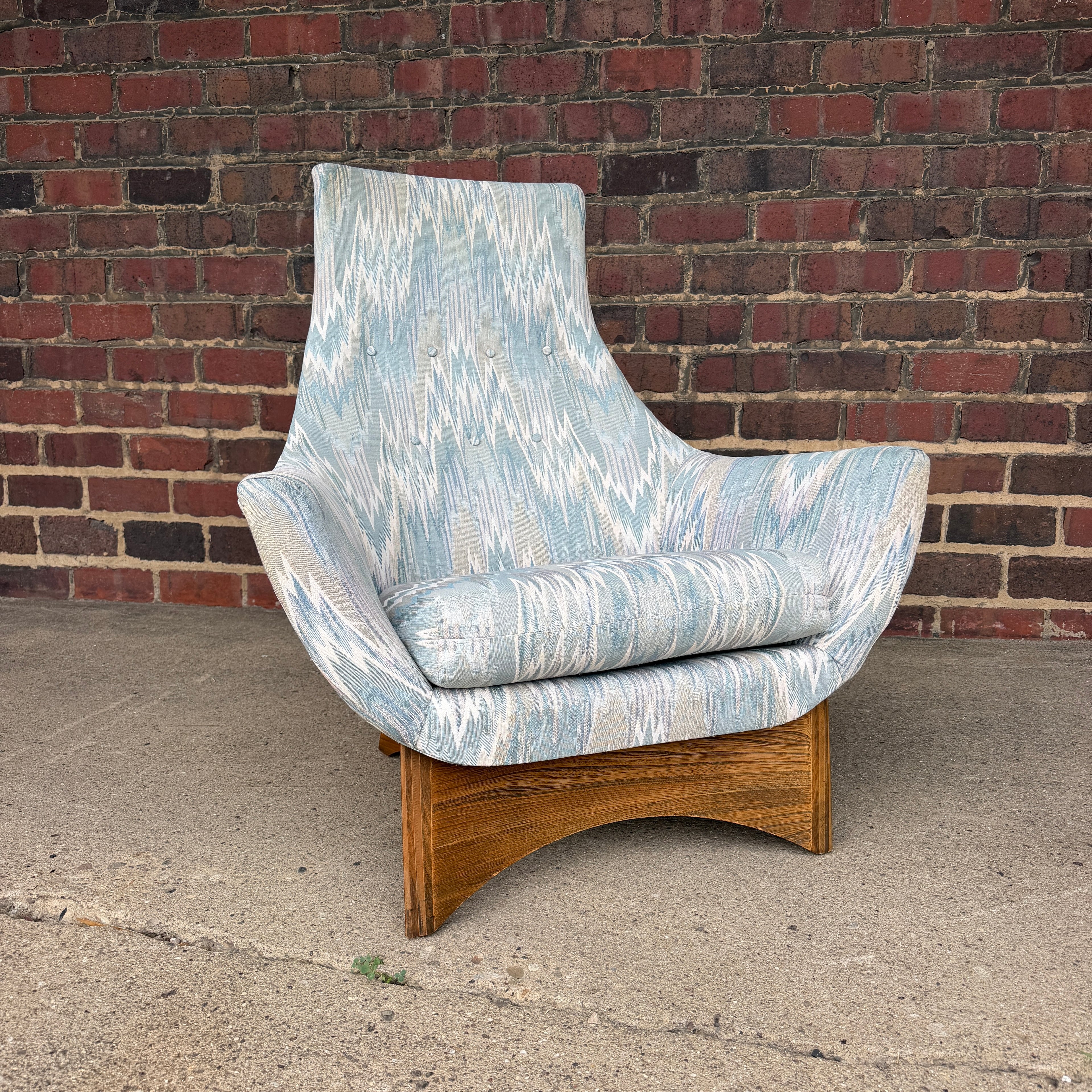 Pearsall Style High Back Chair