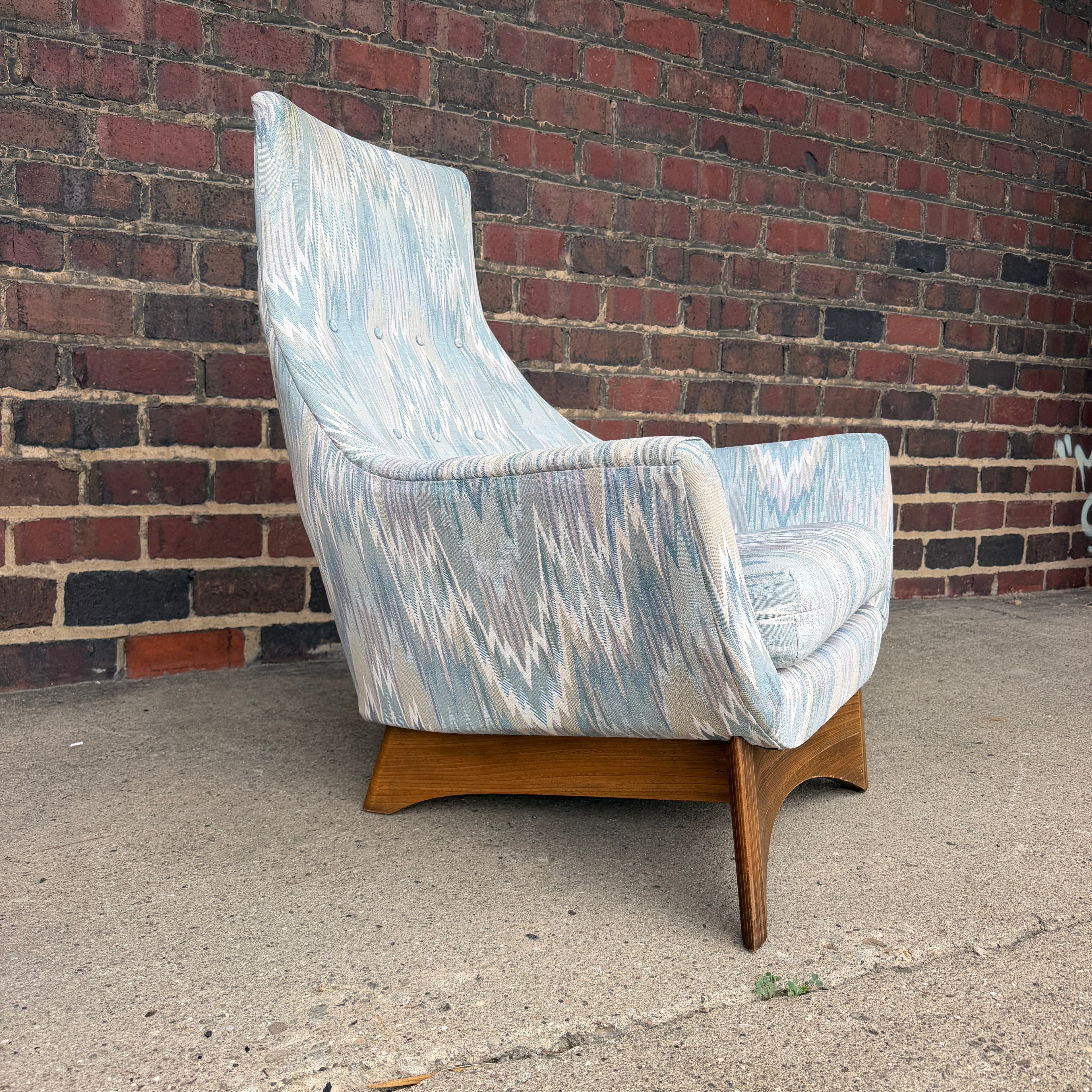 Pearsall Style High Back Chair