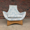 Pearsall Style High Back Chair