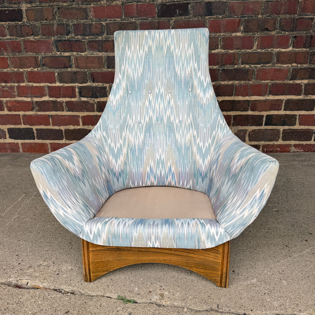 Pearsall Style High Back Chair