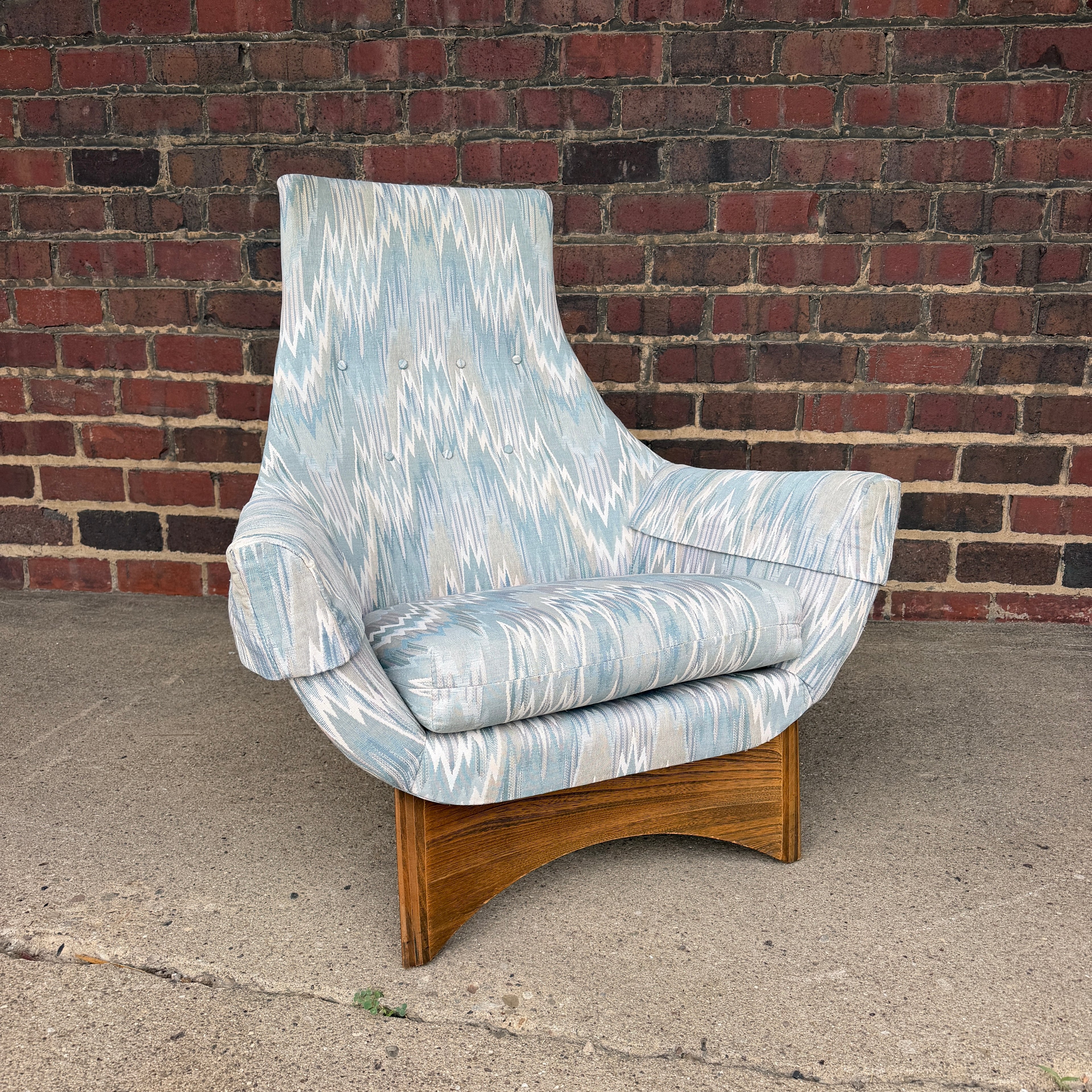 Pearsall Style High Back Chair