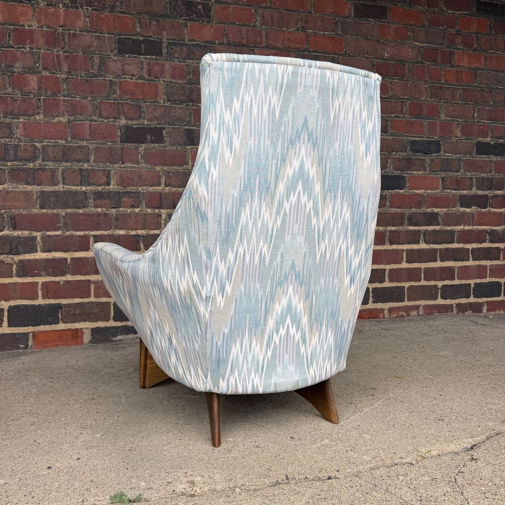 Pearsall Style High Back Chair