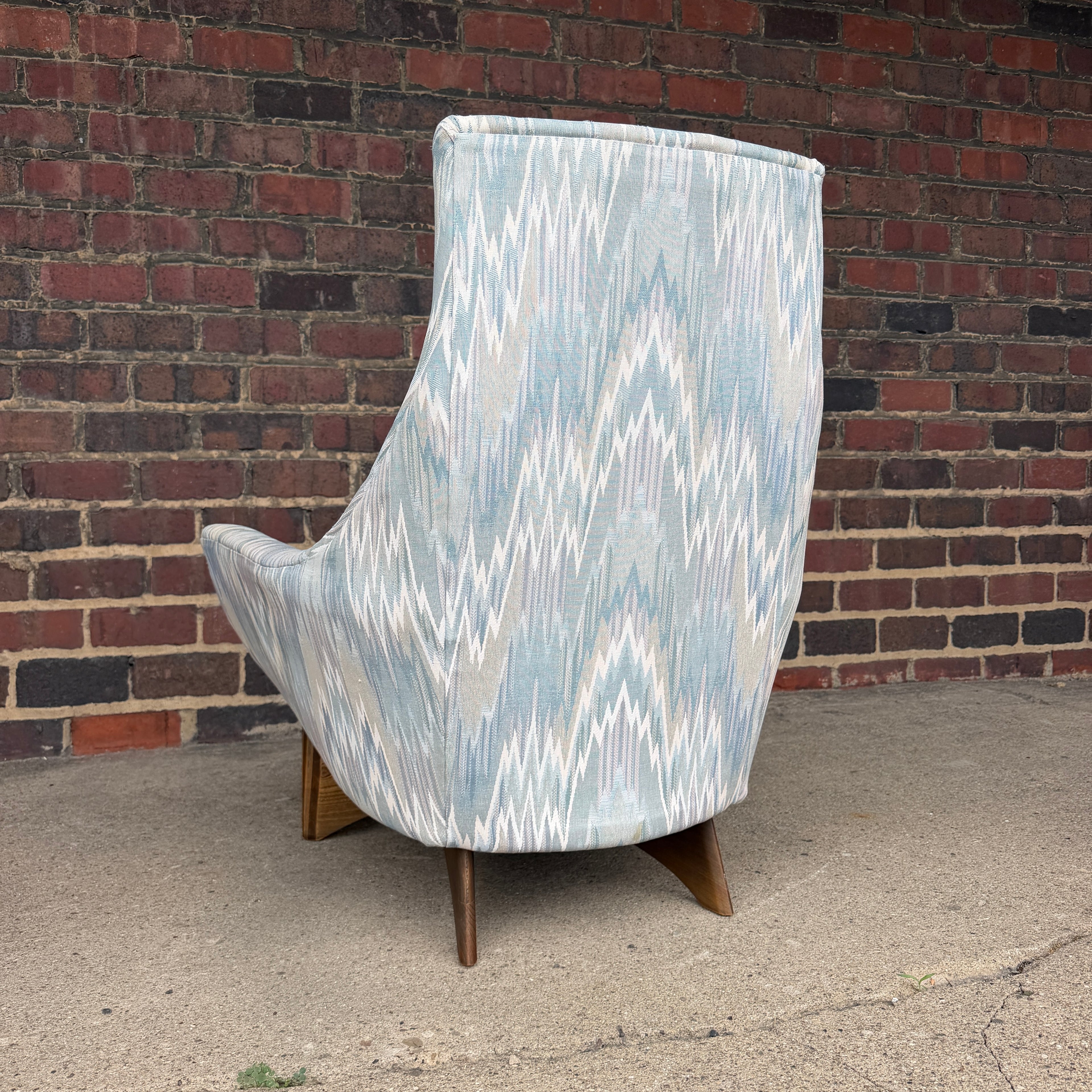 Pearsall Style High Back Chair
