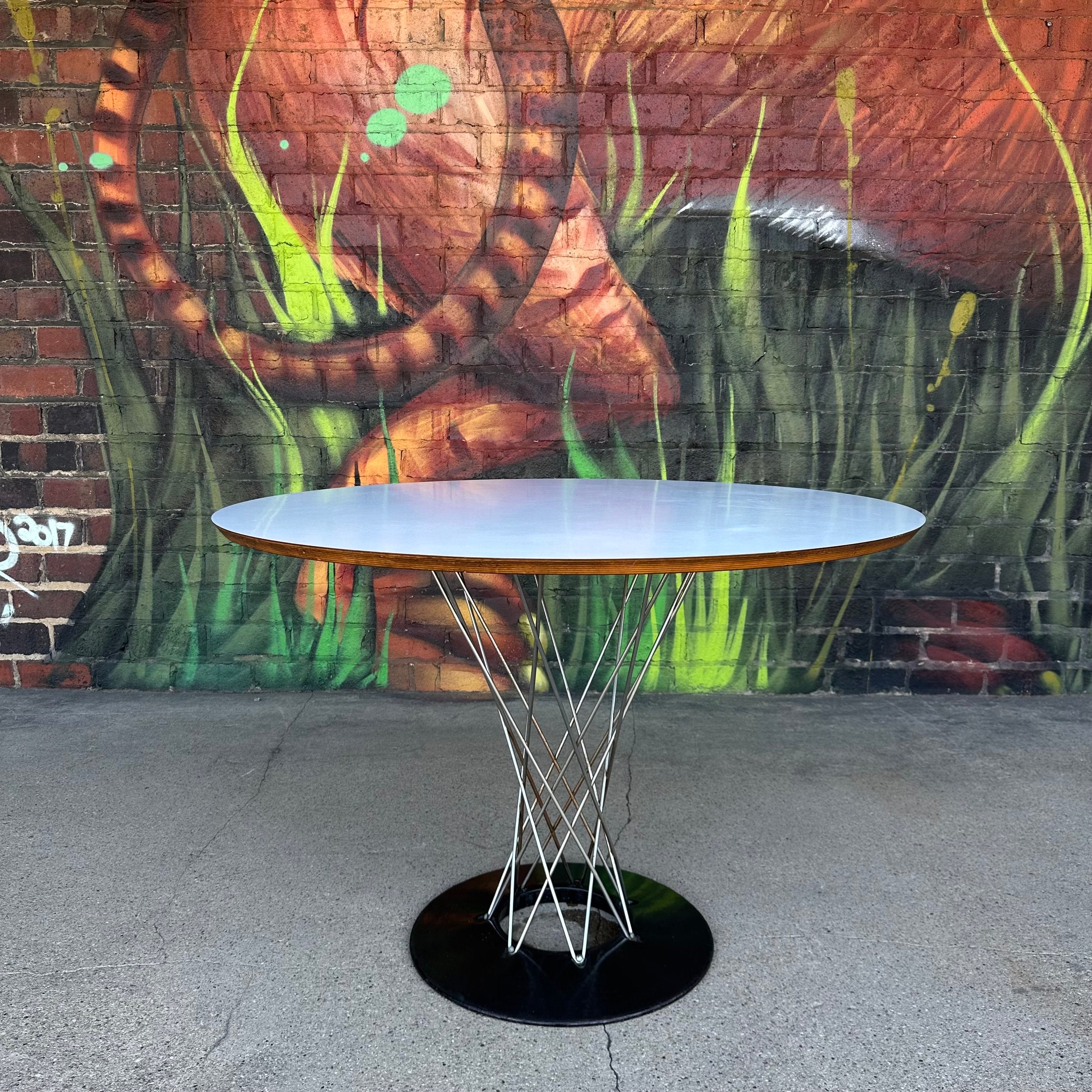 Isamu Noguchi Cyclone 42” Dining Table for Knoll Early Bowtie Label