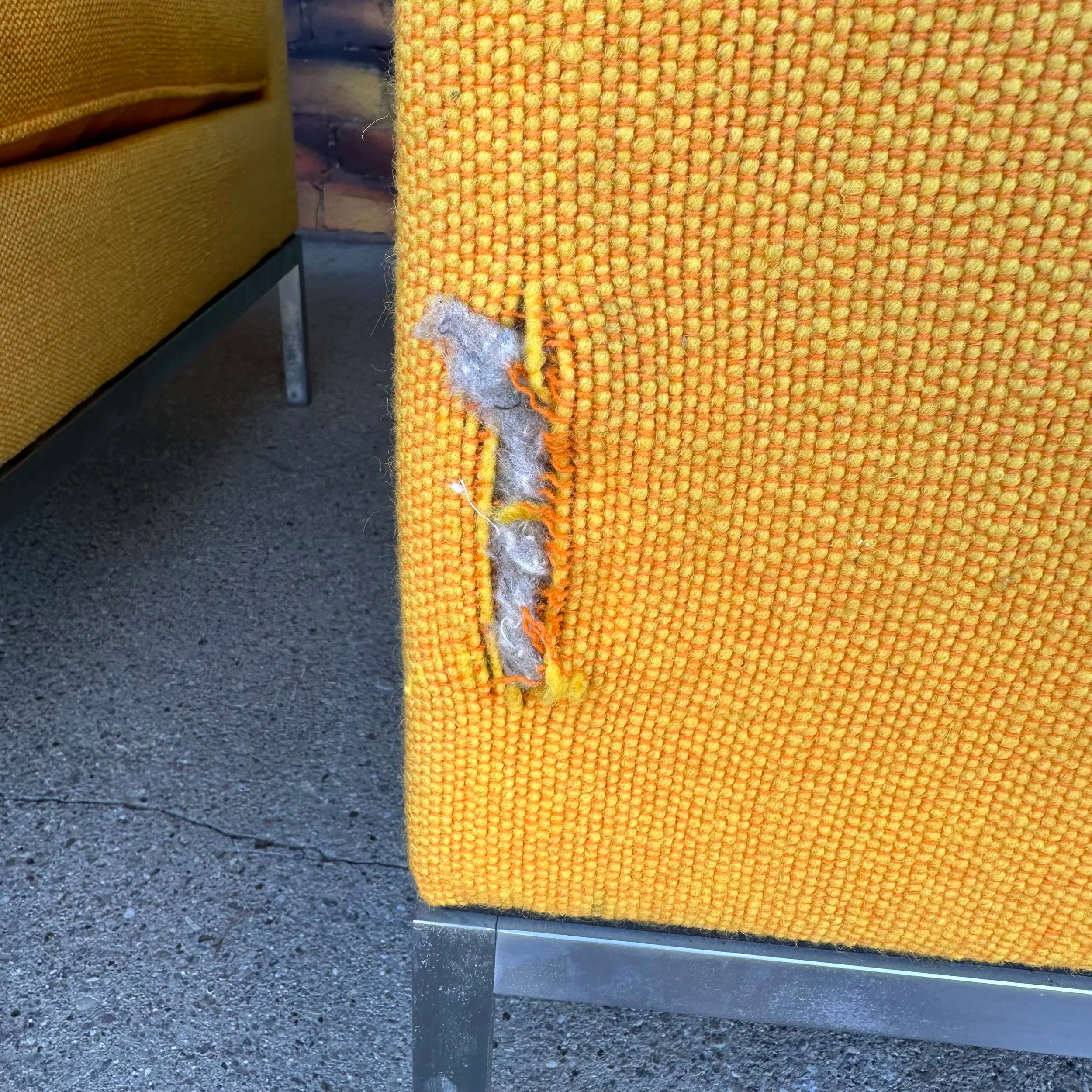 Pair of Florence Knoll “Relaxed” Lounge Club Chairs Mid Century Modern