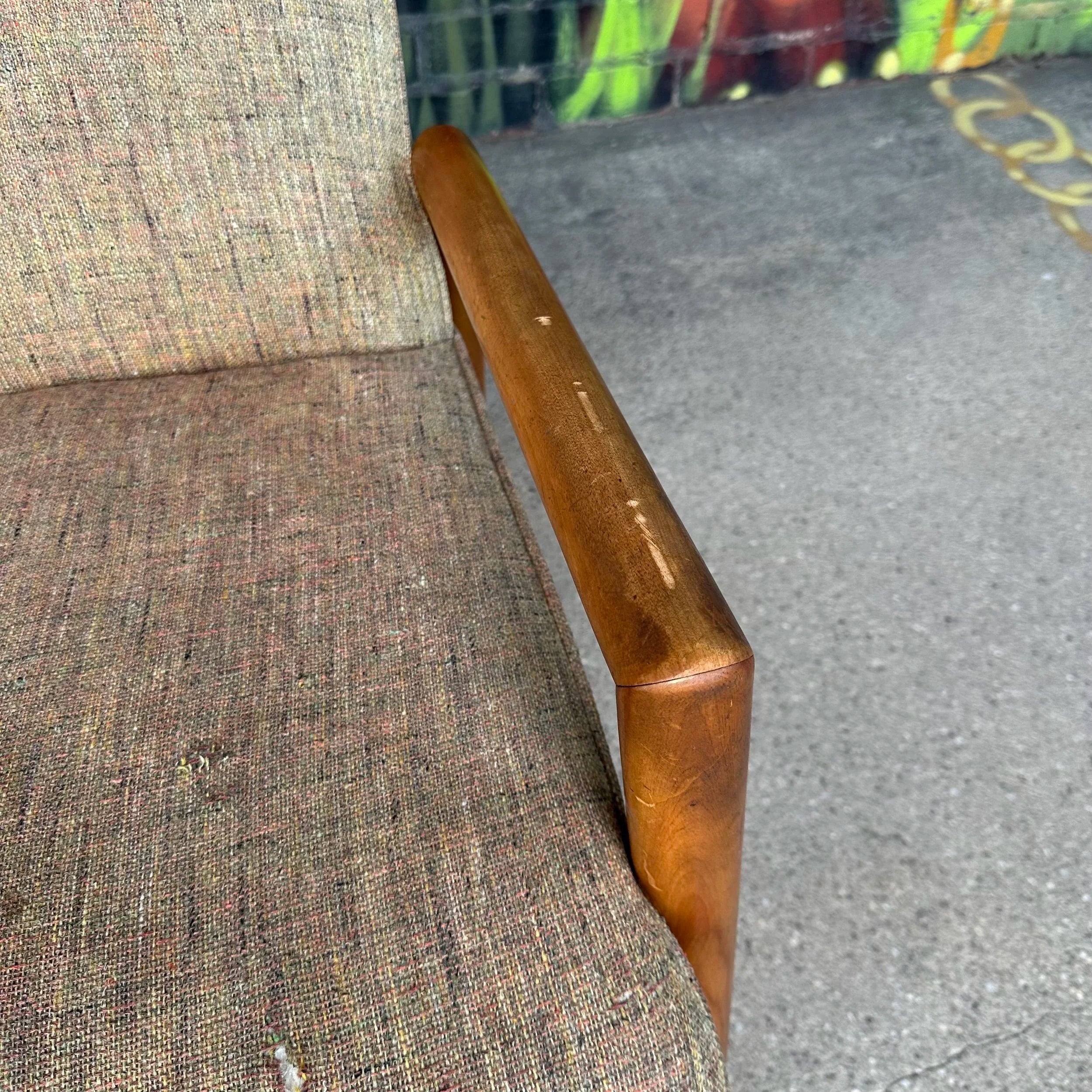 Pair of Vintage Mid-Century Leslie Diamond for Conant Ball Lounge Chairs