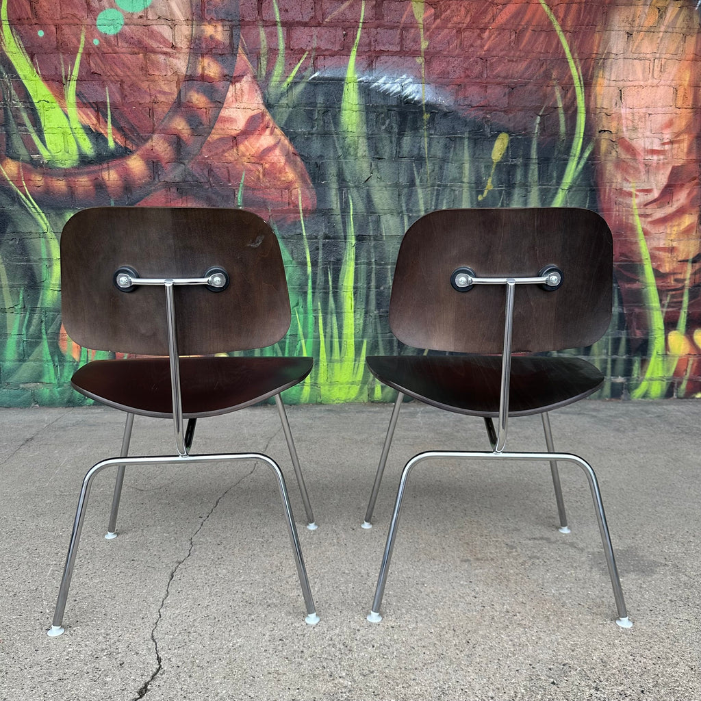 Pair of Eames Herman Miller LCM Lounge Chairs