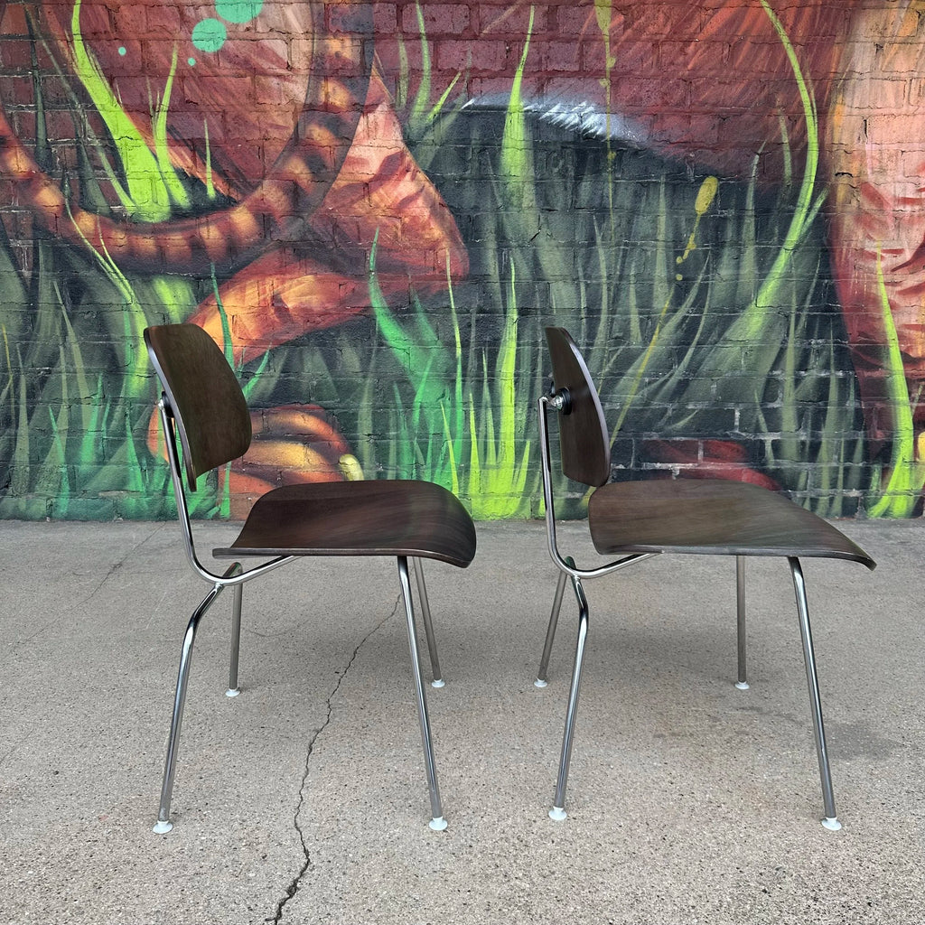 Pair of Eames Herman Miller LCM Lounge Chairs