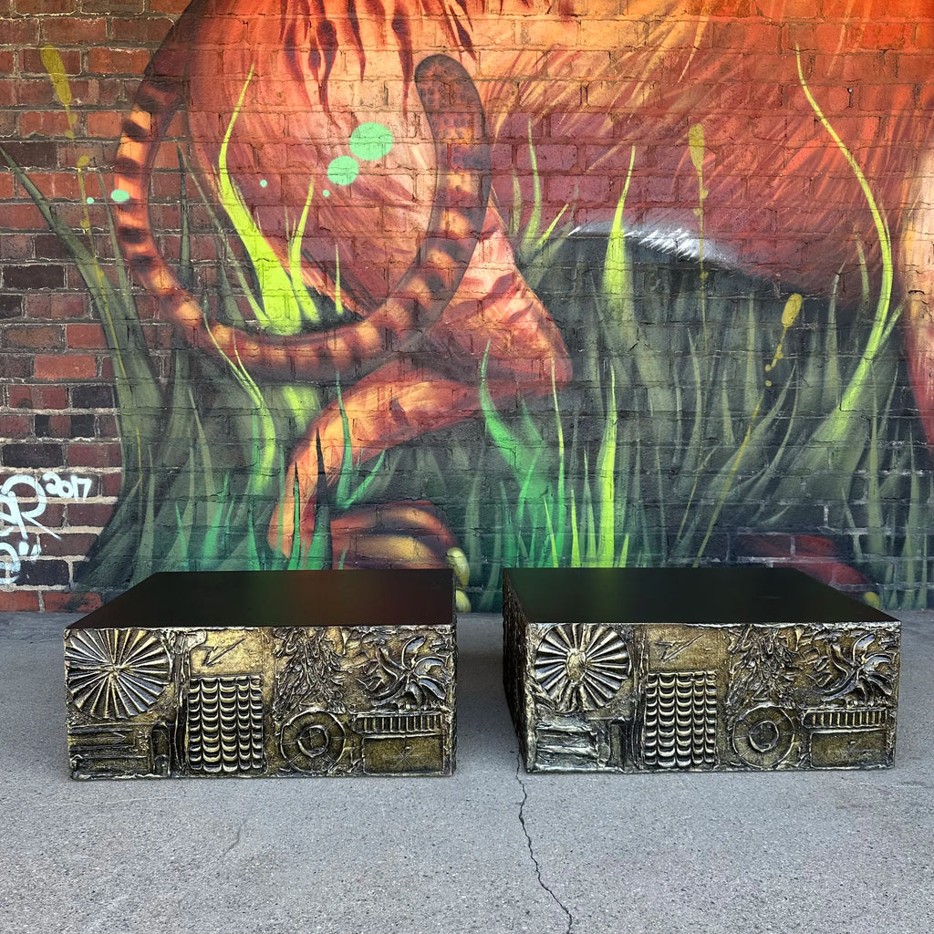 Pair of Adrian Pearsall Goop Coffee Tables