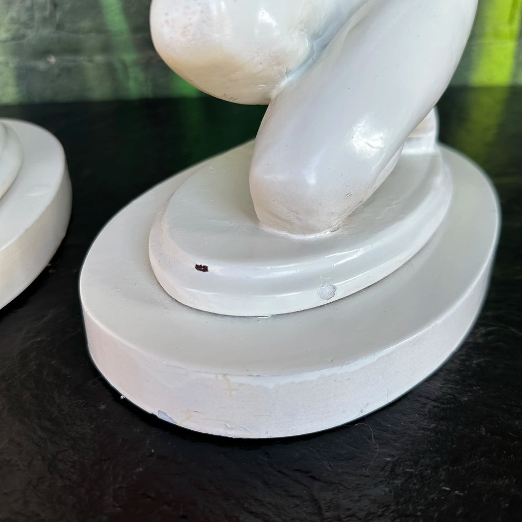Pair of Art Deco Nude Table Lamps