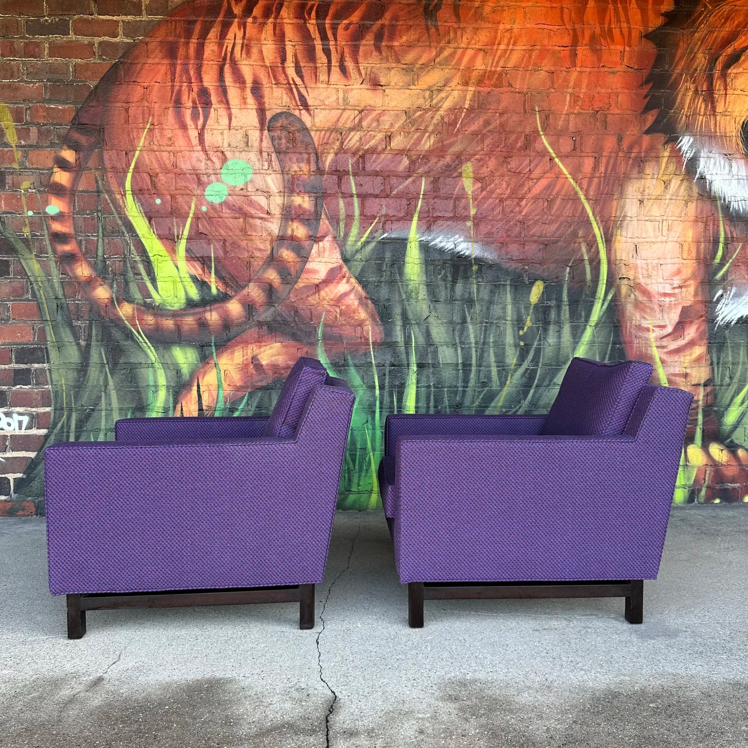 Pair of Edward Wormley for Dunbar Lounge Chairs