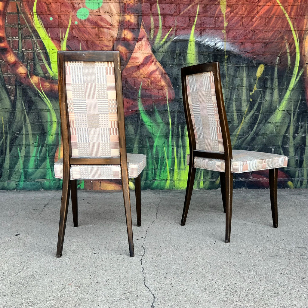 Set of 6 Harvey Probber Tall Back Dining Chairs