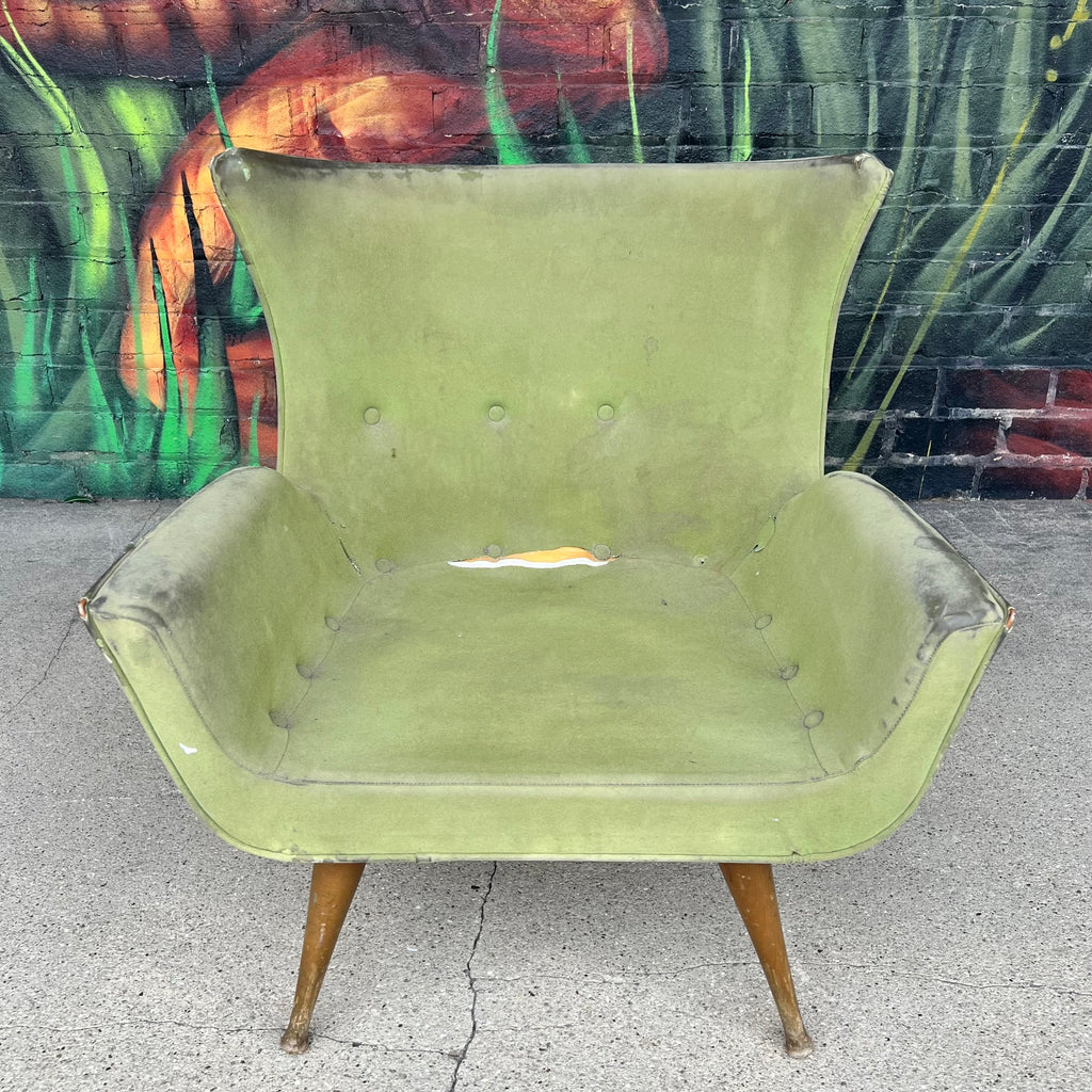 Karpen of California Wing Back Lounge Chair