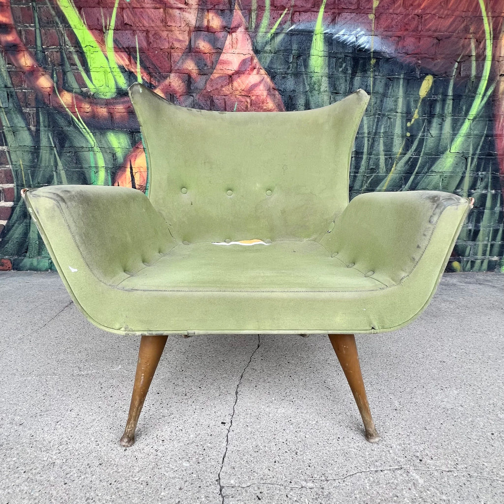Karpen of California Wing Back Lounge Chair