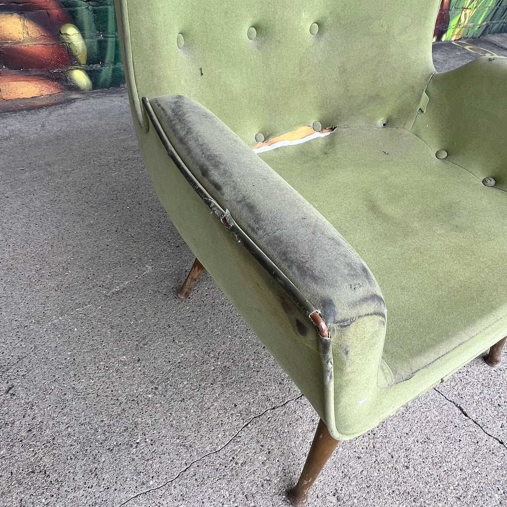 Karpen of California Wing Back Lounge Chair