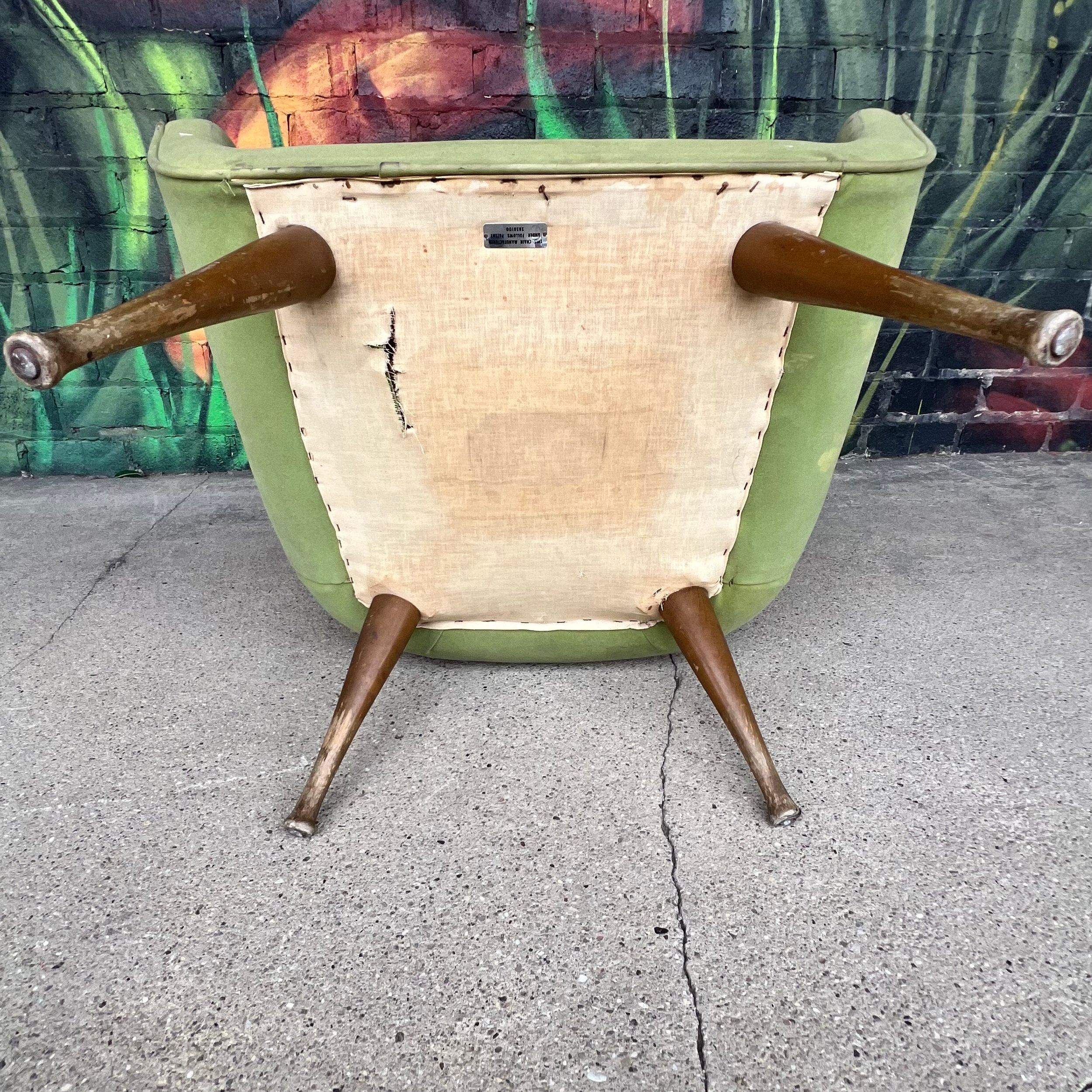 Karpen of California Wing Back Lounge Chair