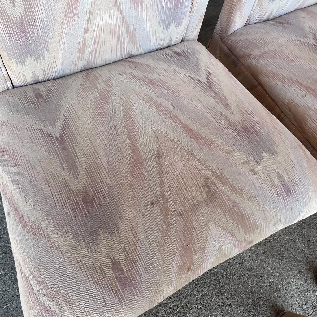 Set of 10 Postmodern Parsons-Style Dining Chairs