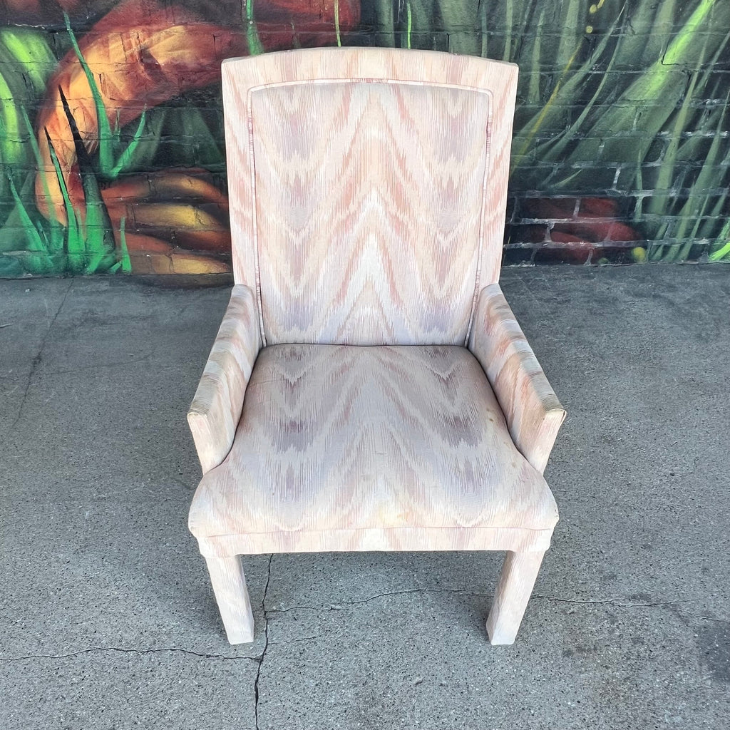 Set of 10 Postmodern Parsons-Style Dining Chairs