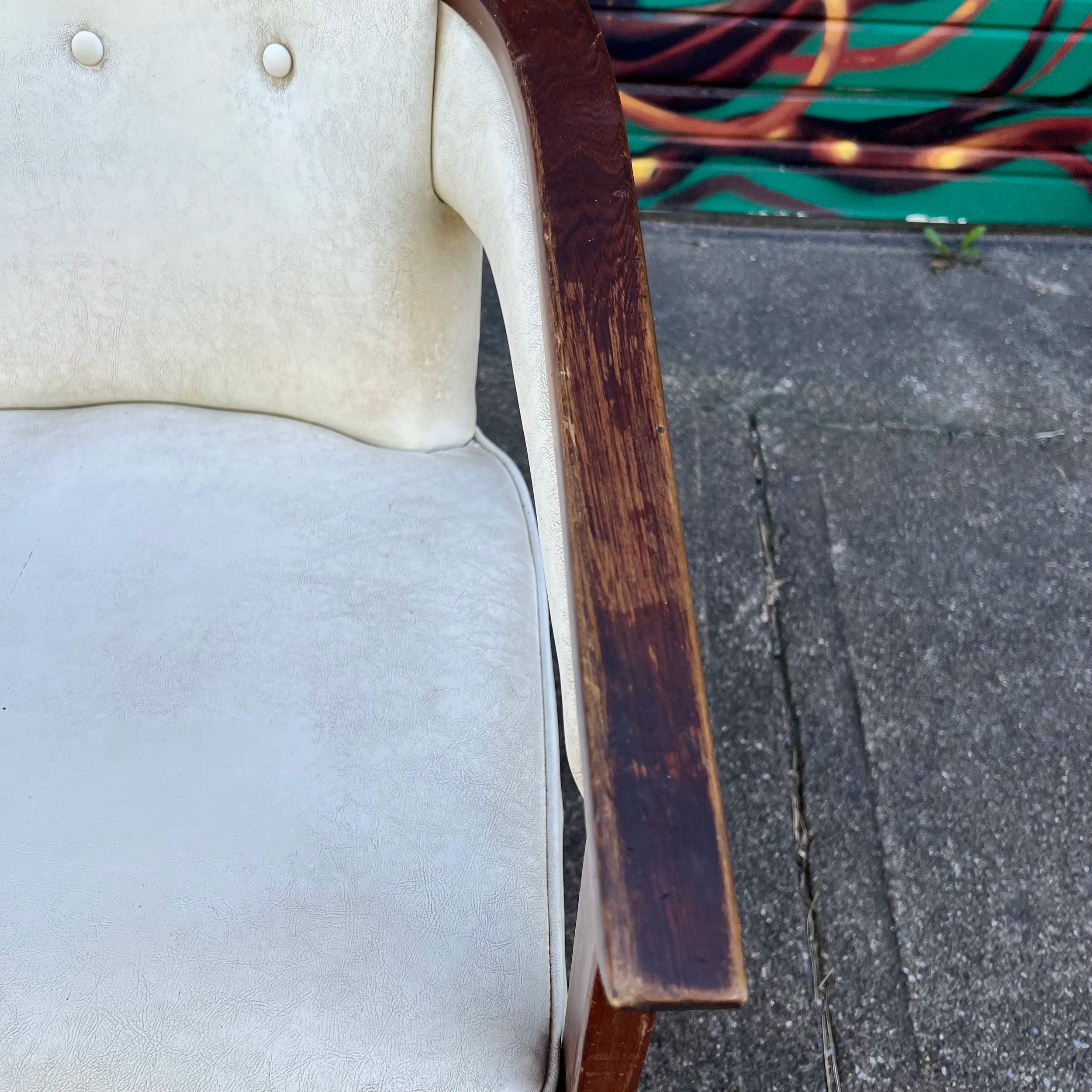Marden Barrel-Shaped Walnut Occasional Accent Side Chair