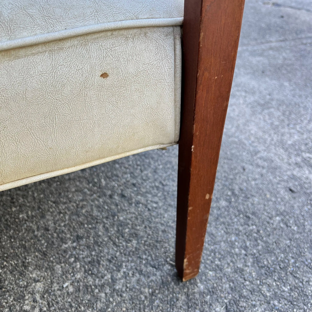 Marden Barrel-Shaped Walnut Occasional Accent Side Chair