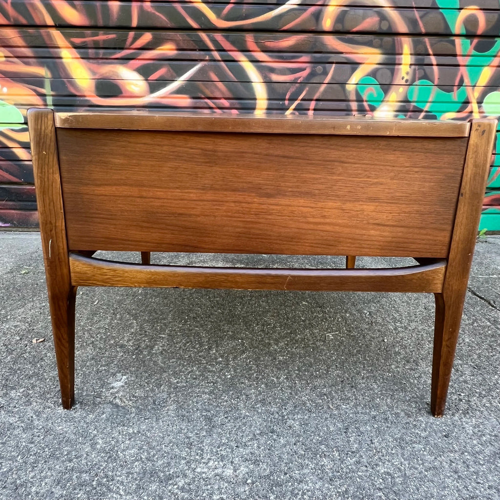 Mid Century Modern Basset Furniture Walnut Side Table