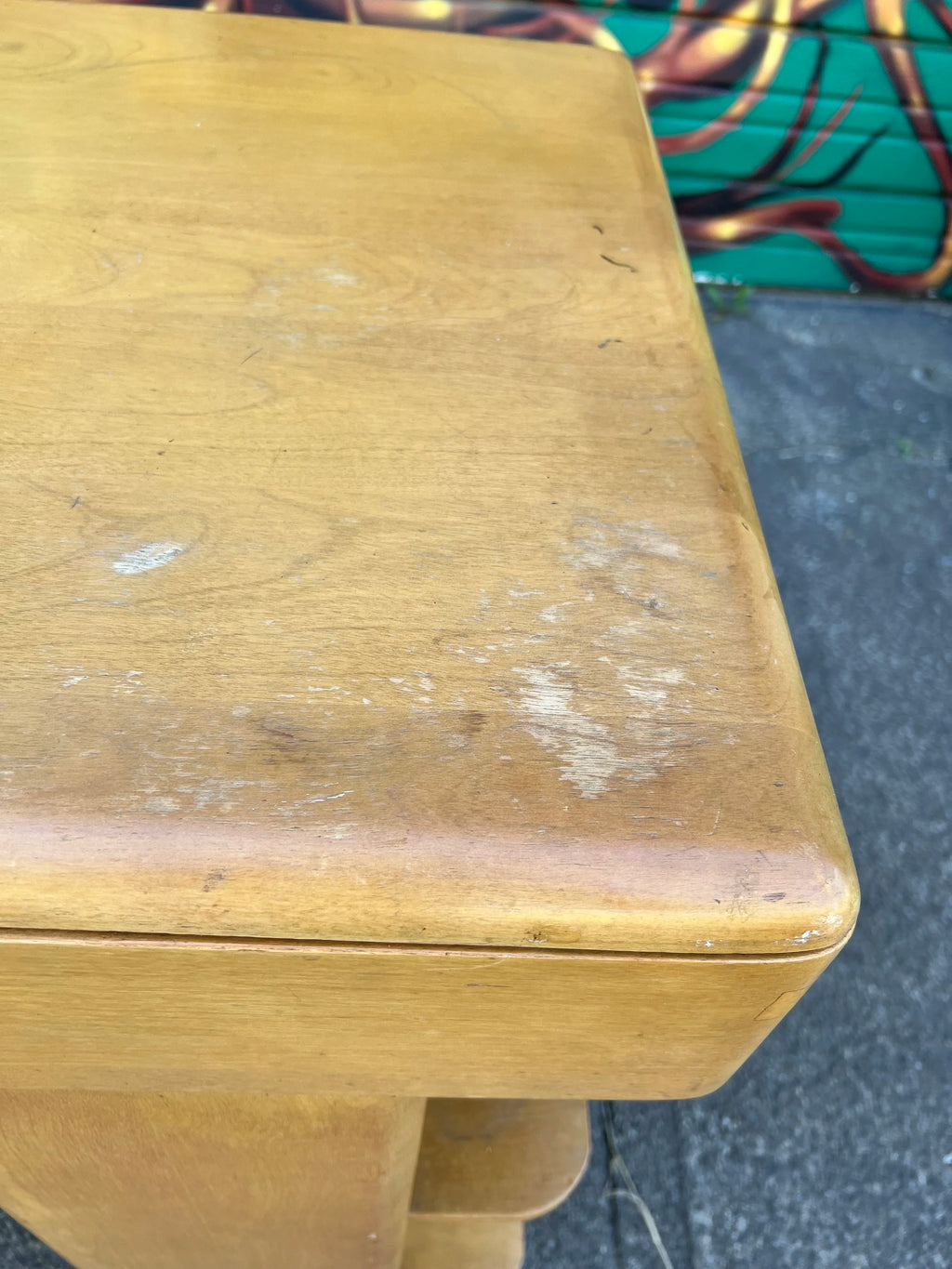 1950s Heywood Wakefield M320 Writing Desk With Bookshelf