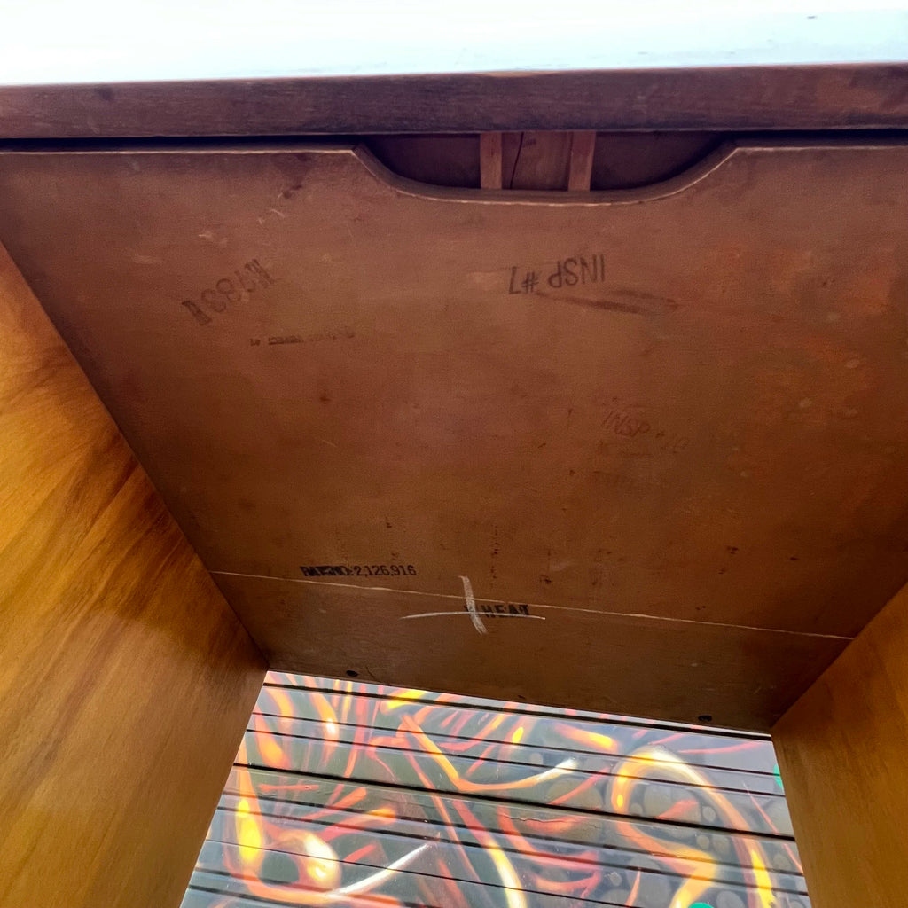 1950s Heywood Wakefield M320 Writing Desk With Bookshelf
