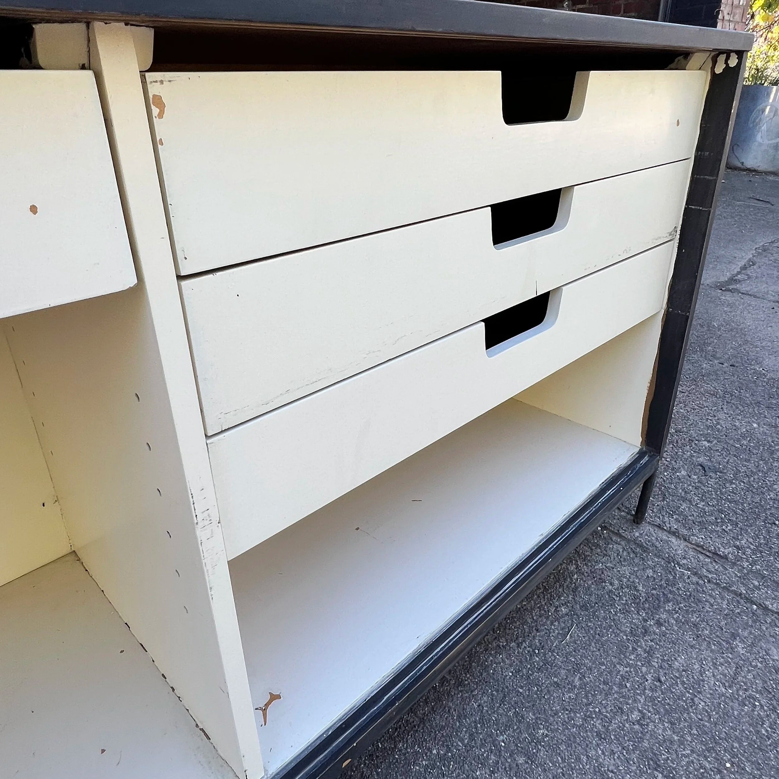 Paul McCobb for Planner Group Credenza With Iron Legs Winchendon Early Piece