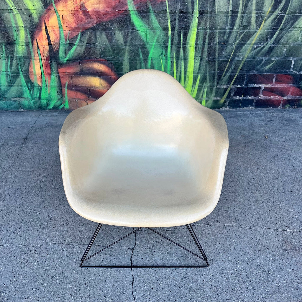 Eames Herman Miller Lar Fiberglass Armchair Midcentury Modern Cat Cradle