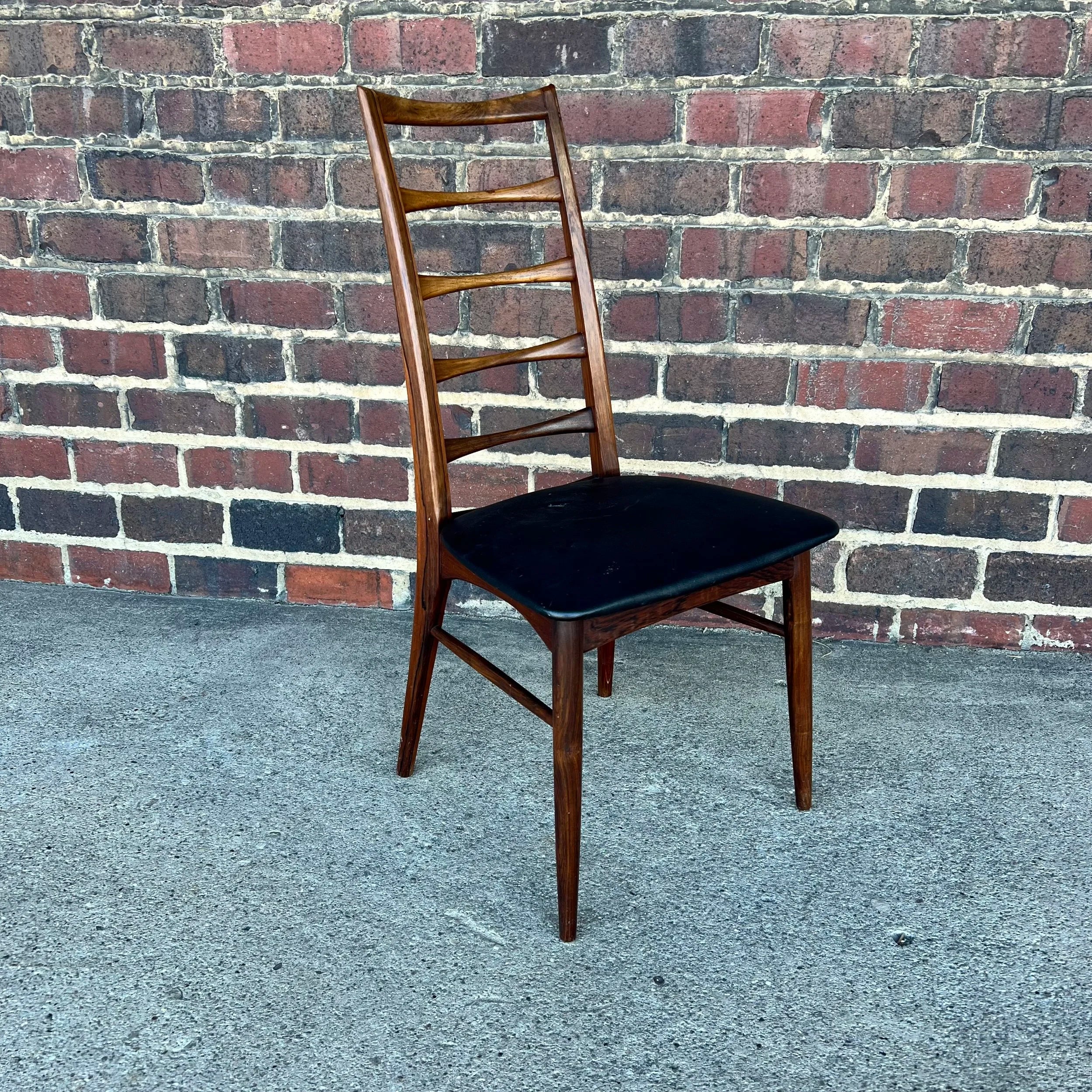 Niels Koefoed “Lis” Danish Rosewood Dining Chair