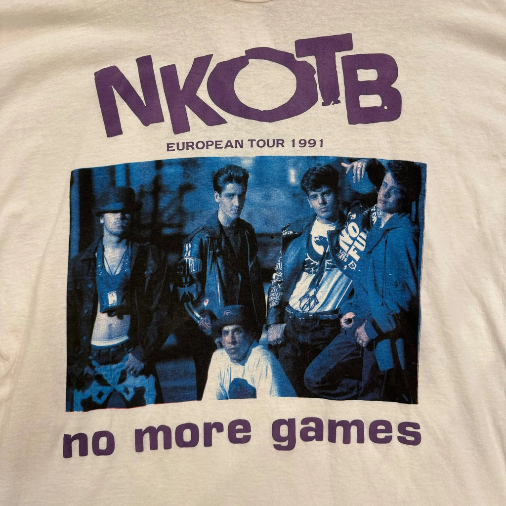 New Kids on the Block 1991 No More Games European Tour Size XXL