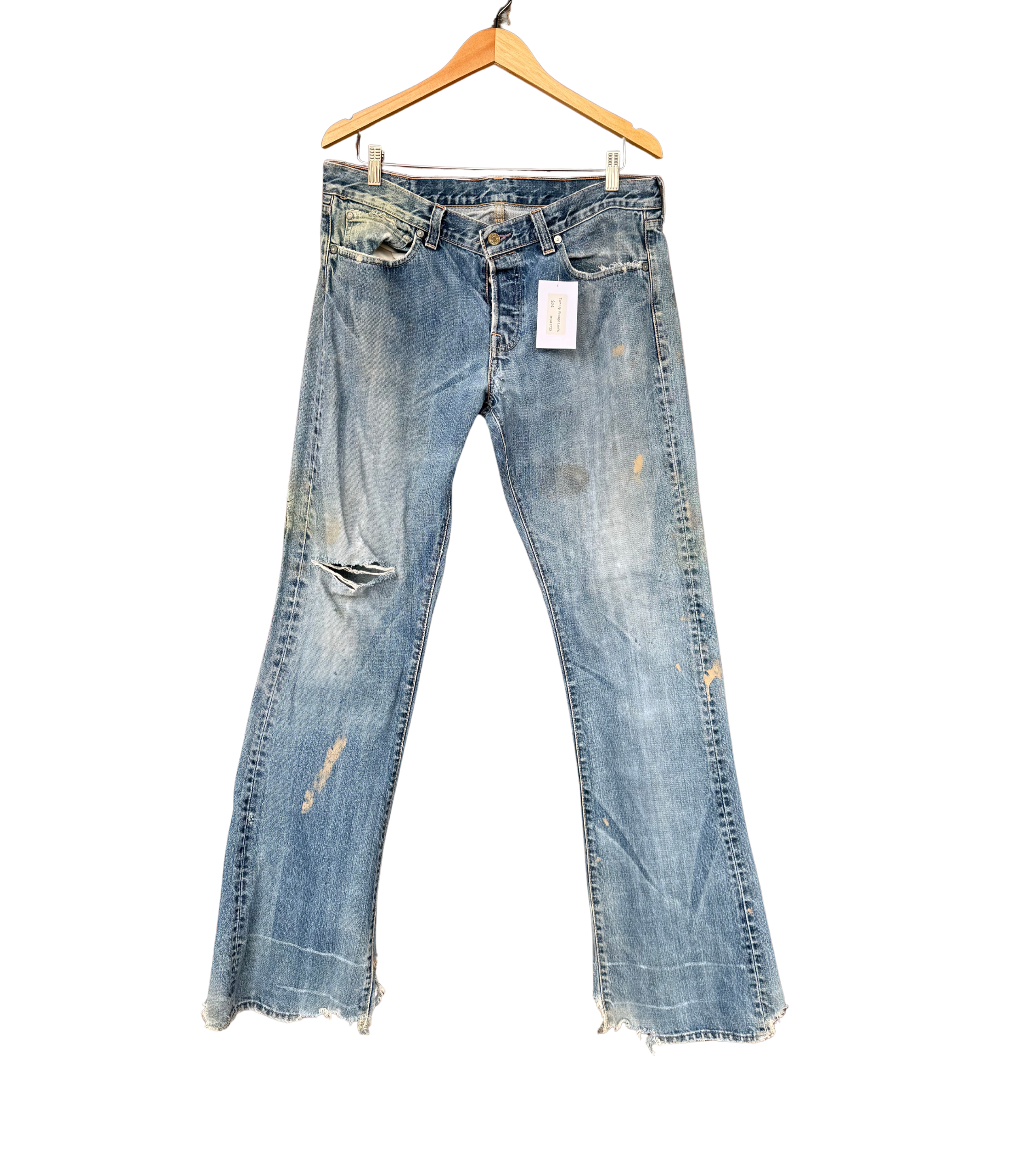 Levis Skinner Low Rise Boot Cut Jeans W36 L34