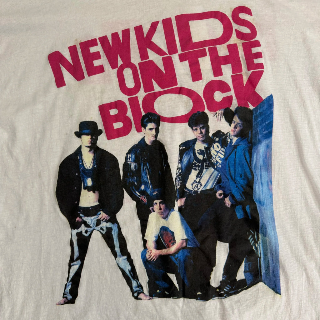 New Kids on the Block White Tour Tee Size XL