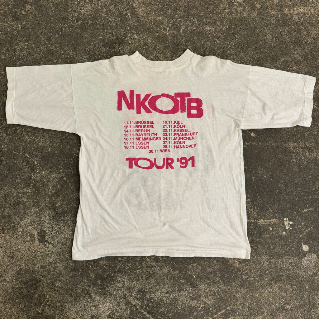 New Kids on the Block White Tour Tee Size XL