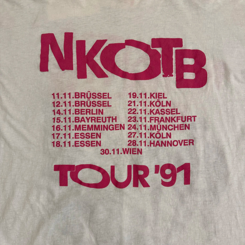 New Kids on the Block White Tour Tee Size XL