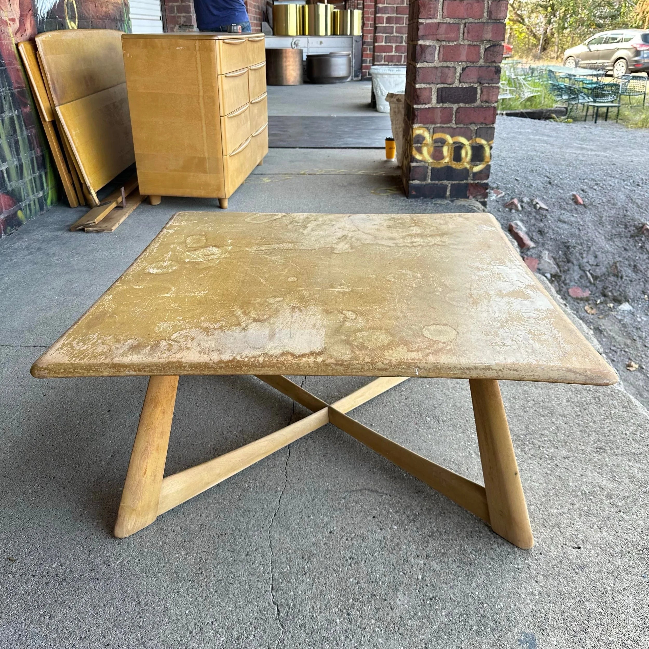 Heywood Wakefield X Base Coffee Table 392g