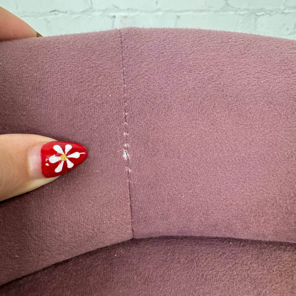 Pair of Pink Kagan Style Lounge 3 Leg Chairs by Carsons