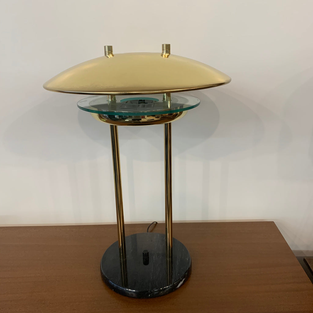 1980s Brass Table Lamp