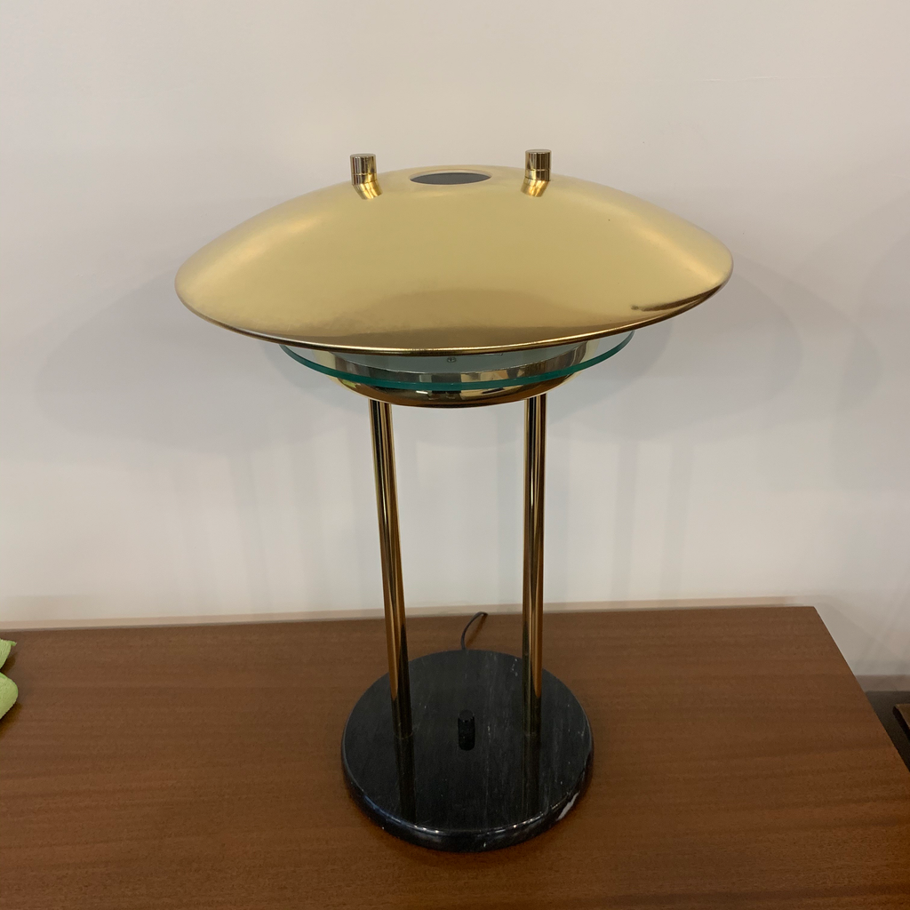 1980s Brass Table Lamp