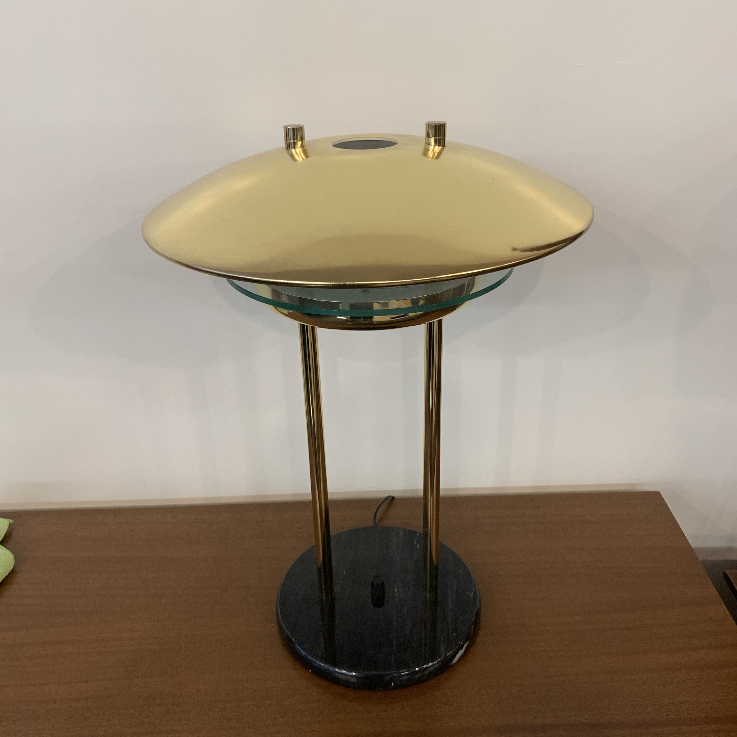 1980s Brass Table Lamp