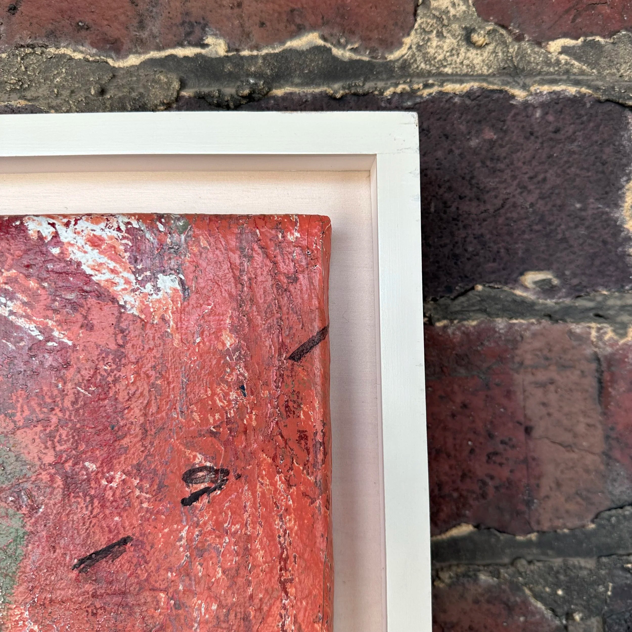Abstract Painting Signed “Rb” Midcentury Modern