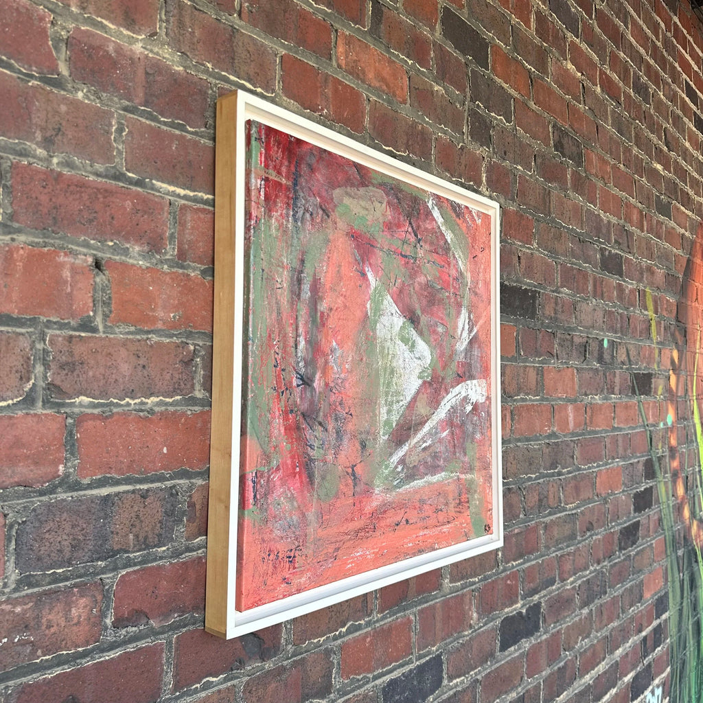 Abstract Painting Signed “Rb” Midcentury Modern